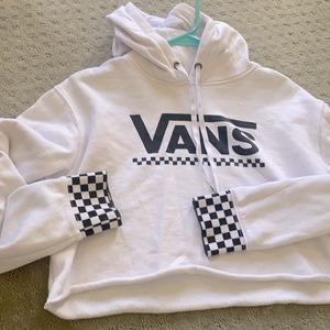 vans cropped hoodie